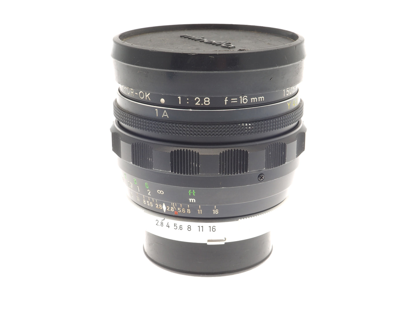 Minolta 16mm f2.8 Rokkor-OK Fisheye - Lens