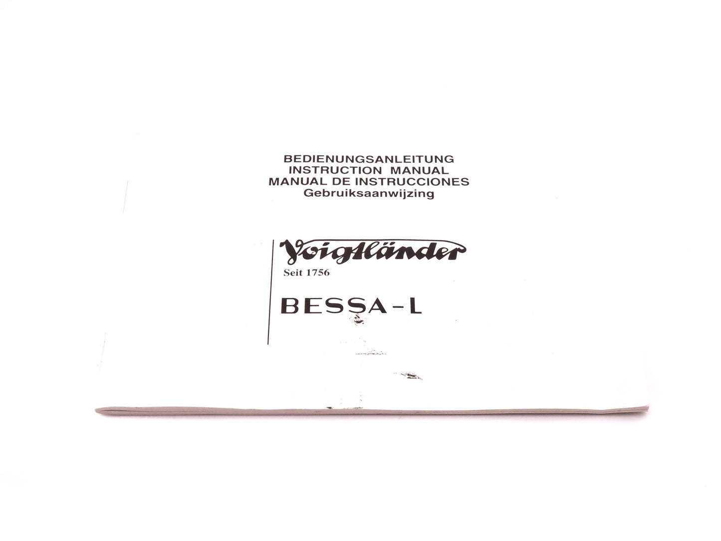 Voigtländer Bessa L Instructions - Accessory