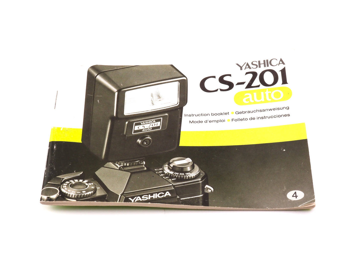 Yashica CS-201 Auto Instructions - Accessory