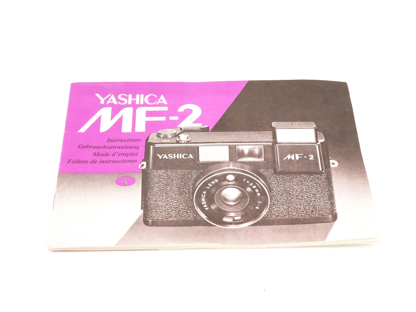 Yashica MF-2 Instructions - Accessory