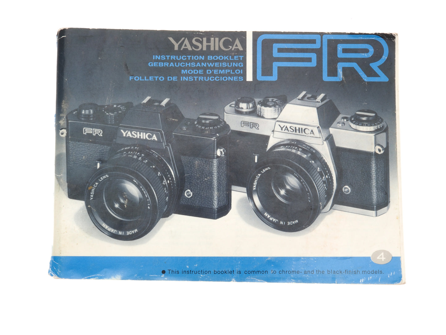 Yashica FR Instructions - Accessory