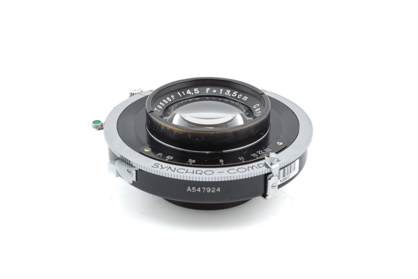 Carl Zeiss 135mm f4.5 Tessar Jena (Shutter) - Lens