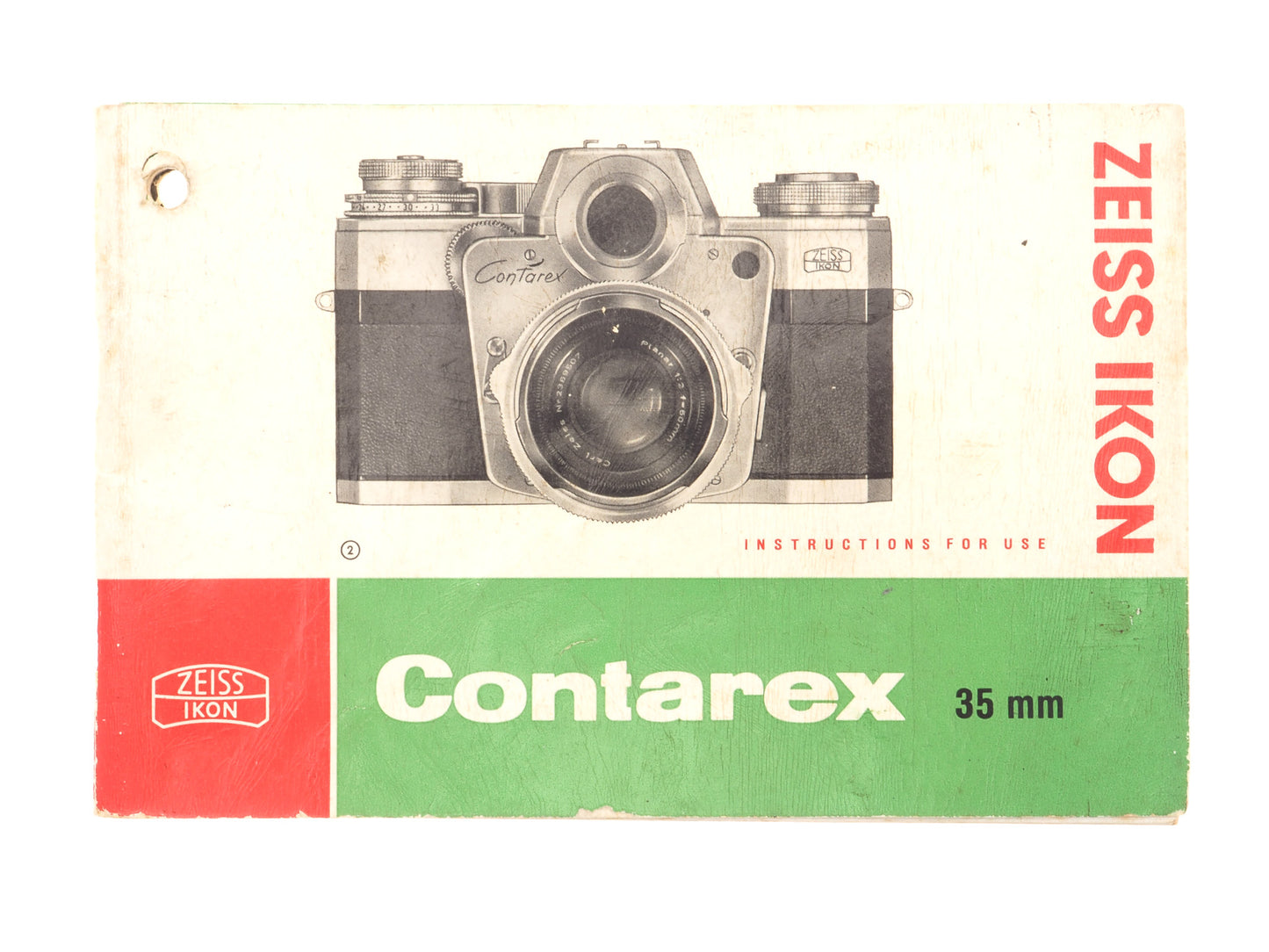 Zeiss Ikon Contarex 35mm Instructions - Accessory