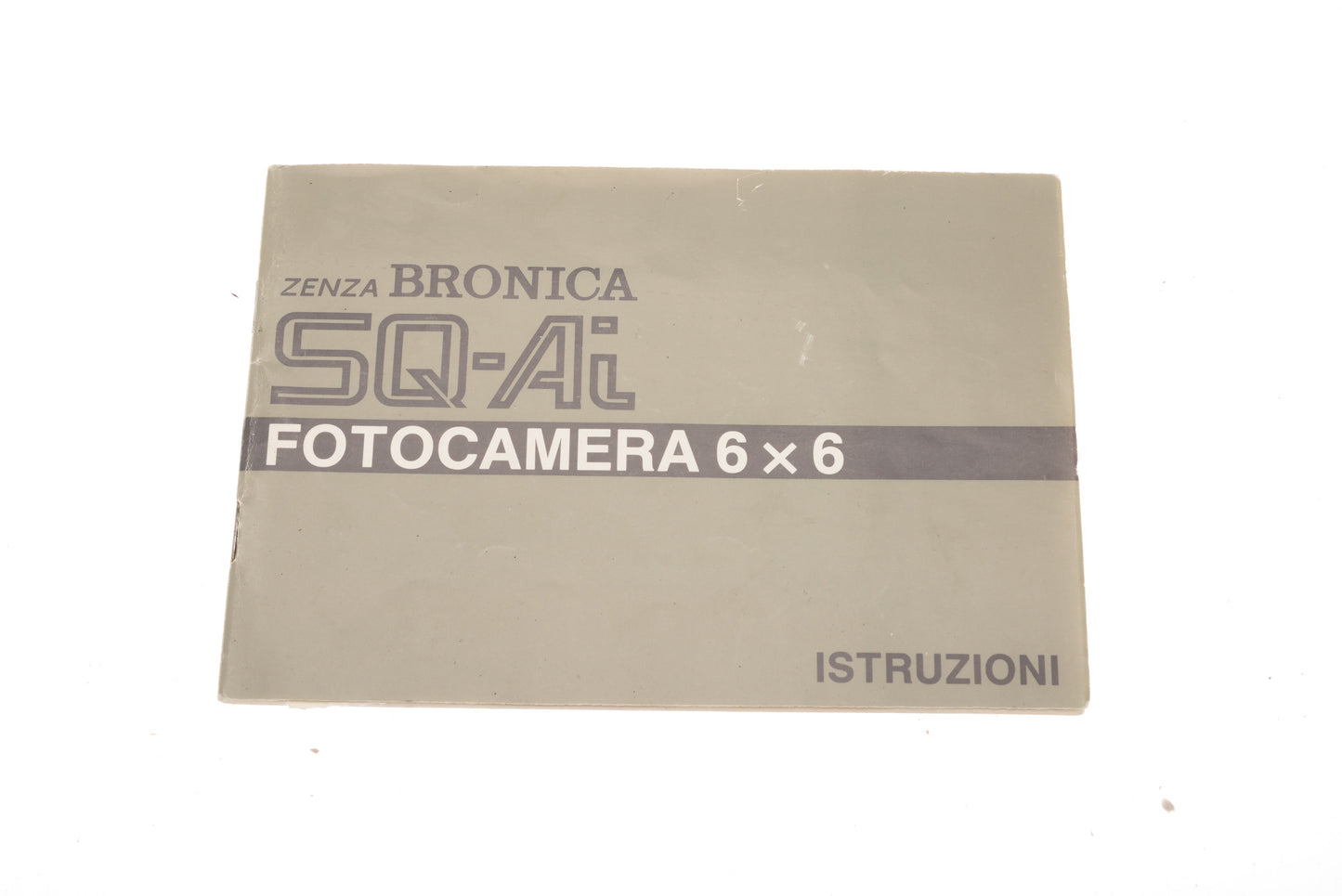 Zenza Bronica SQ-Ai Instructions - Accessory