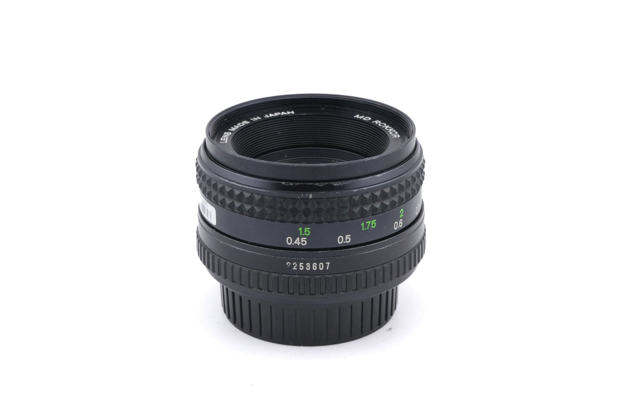 Minolta 50mm f1.7 MD Rokkor