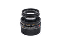 Leica 50mm f2.8 Elmar-M (Black, 11831) + Lens Hood (50mm f2.8 Elmar-M) (12549)
