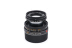 Leica 50mm f2.8 Elmar-M (Black, 11831) + Lens Hood (50mm f2.8 Elmar-M) (12549)