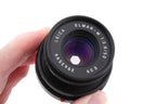 Leica 50mm f2.8 Elmar-M (Black, 11831) + Lens Hood (50mm f2.8 Elmar-M) (12549)
