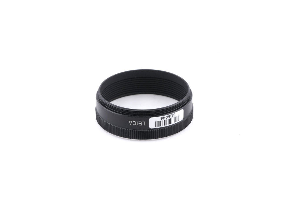 Leica 50mm f2.8 Elmar-M (Black, 11831) + Lens Hood (50mm f2.8 Elmar-M) (12549)