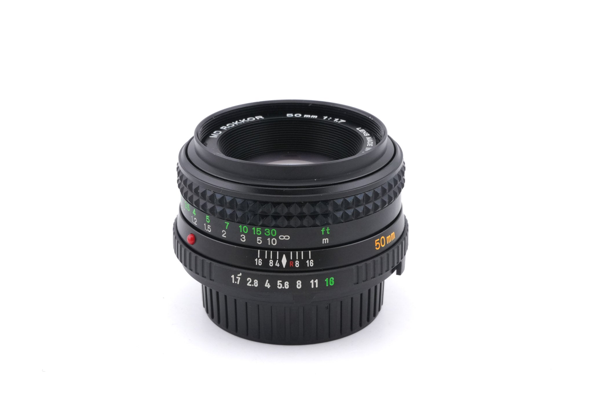 Minolta 50mm f1.7 MD Rokkor