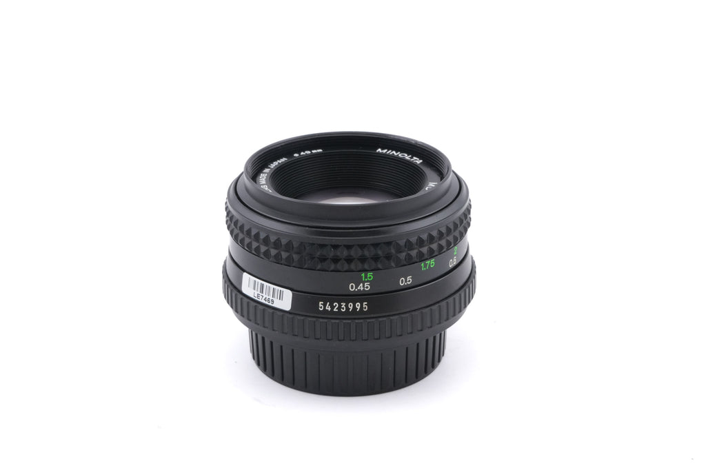 Minolta 50mm f1.7 MD Rokkor