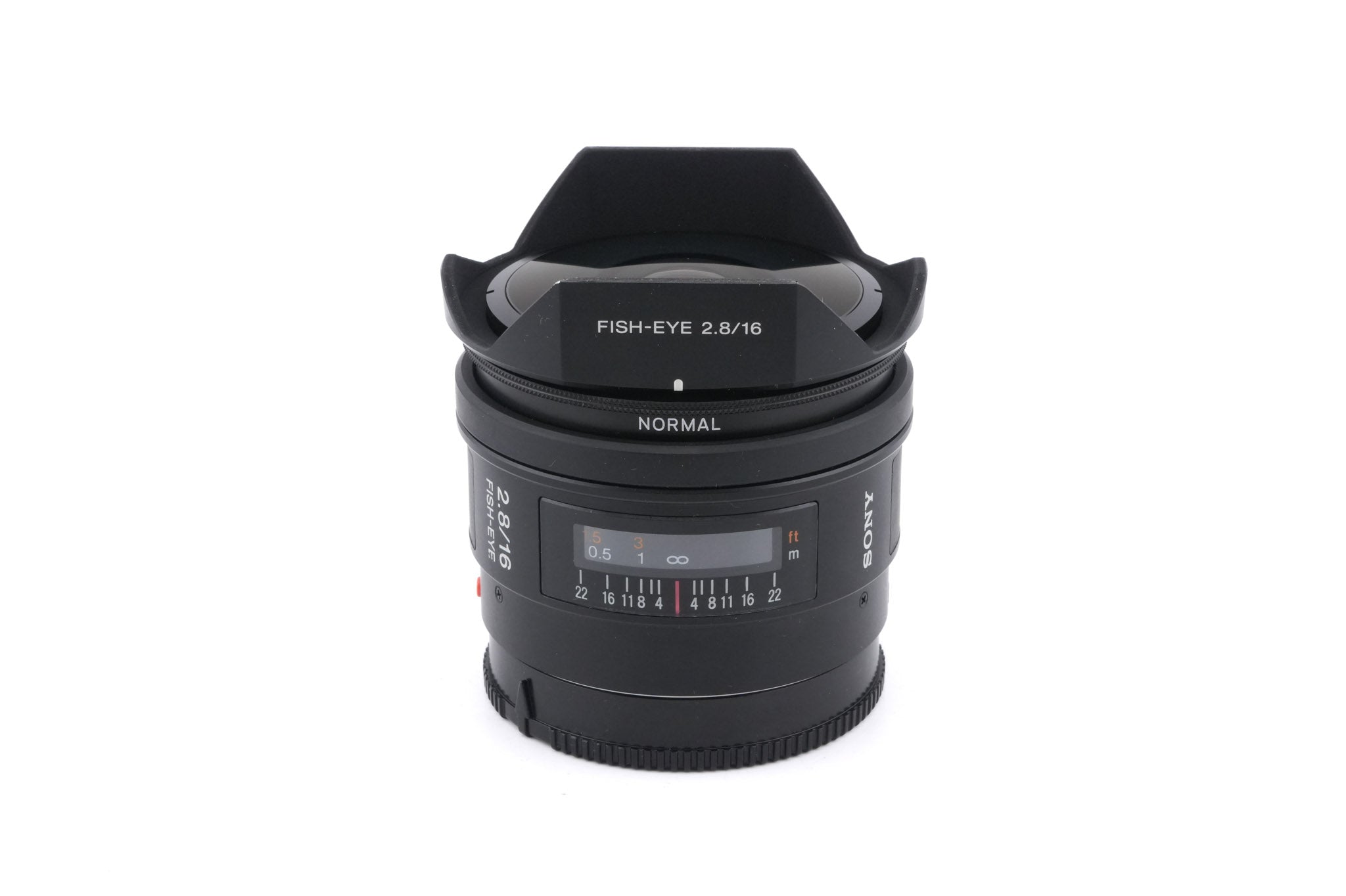 Sony 16mm f2.8 Fish-Eye (SAL16F28)