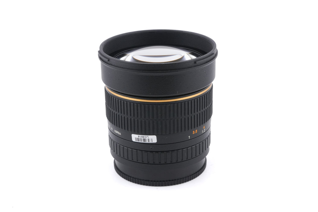 Samyang 85mm f1.4 Aspherical IF