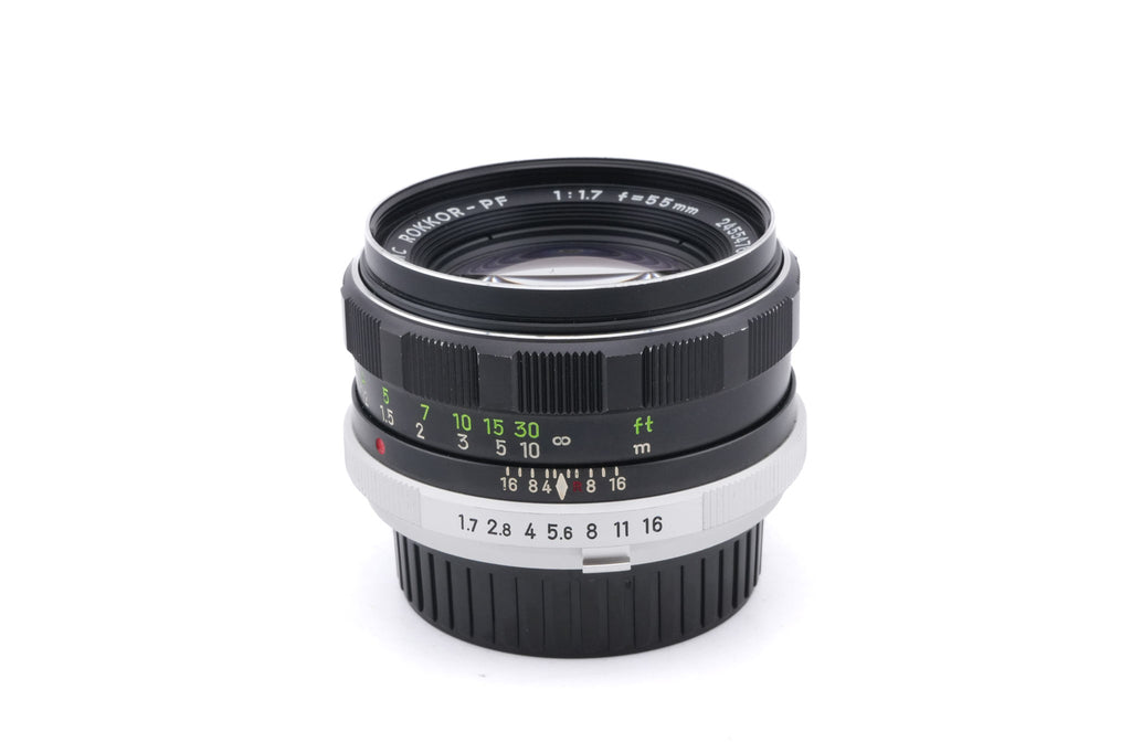Minolta 55mm f1.7 MC Rokkor-PF