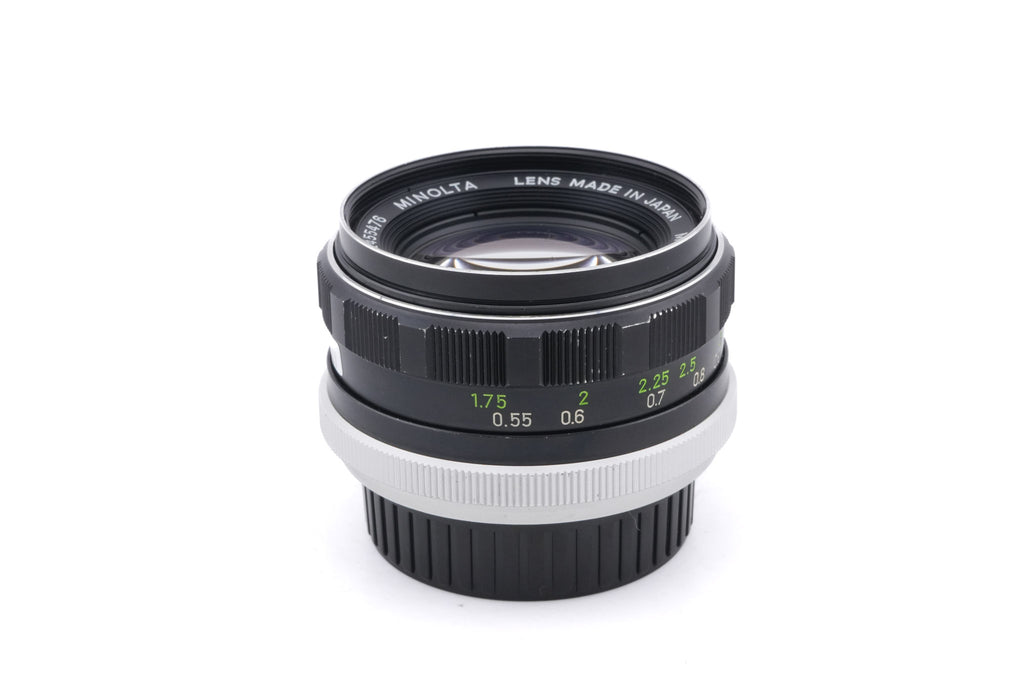 Minolta 55mm f1.7 MC Rokkor-PF