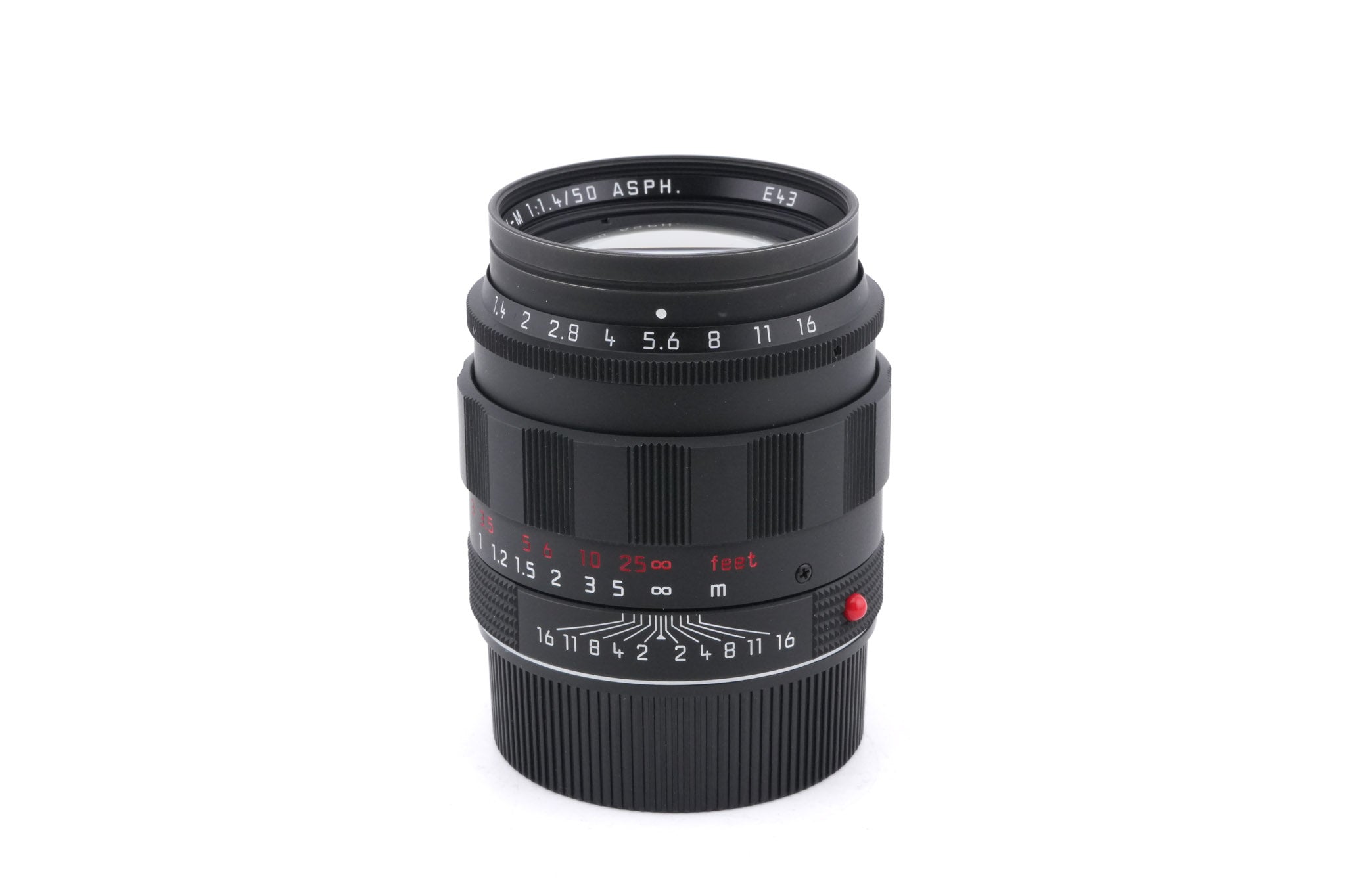Leica 50mm f1.4 Summilux-M ASPH. (Black Chrome, 11688 / 11715)