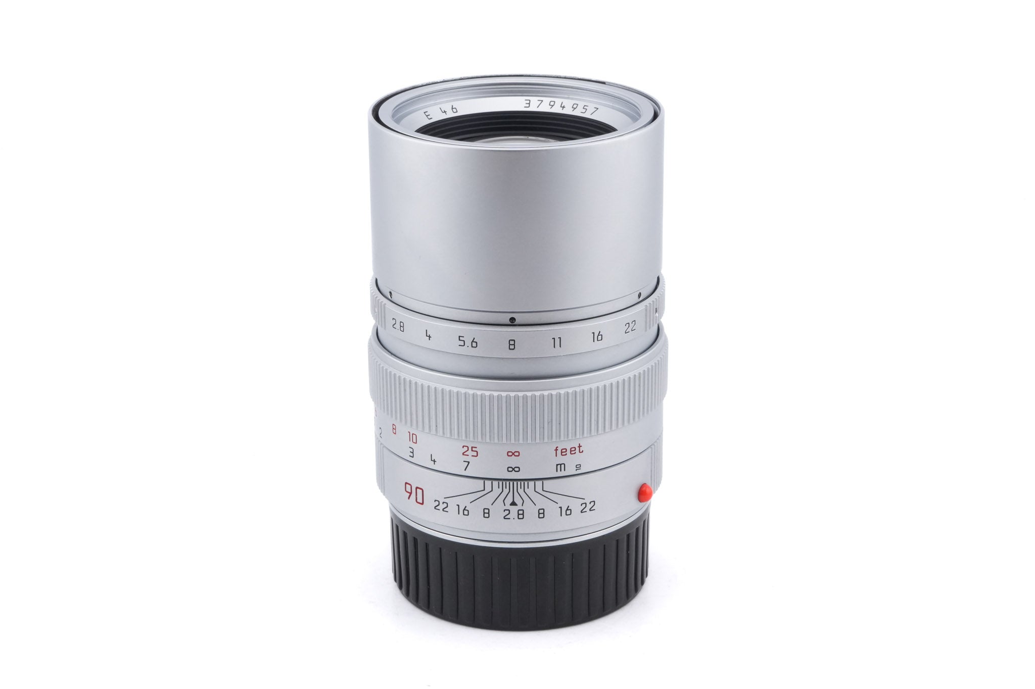 Leica 90mm f2.8 Elmarit-M (Silver, 11808)