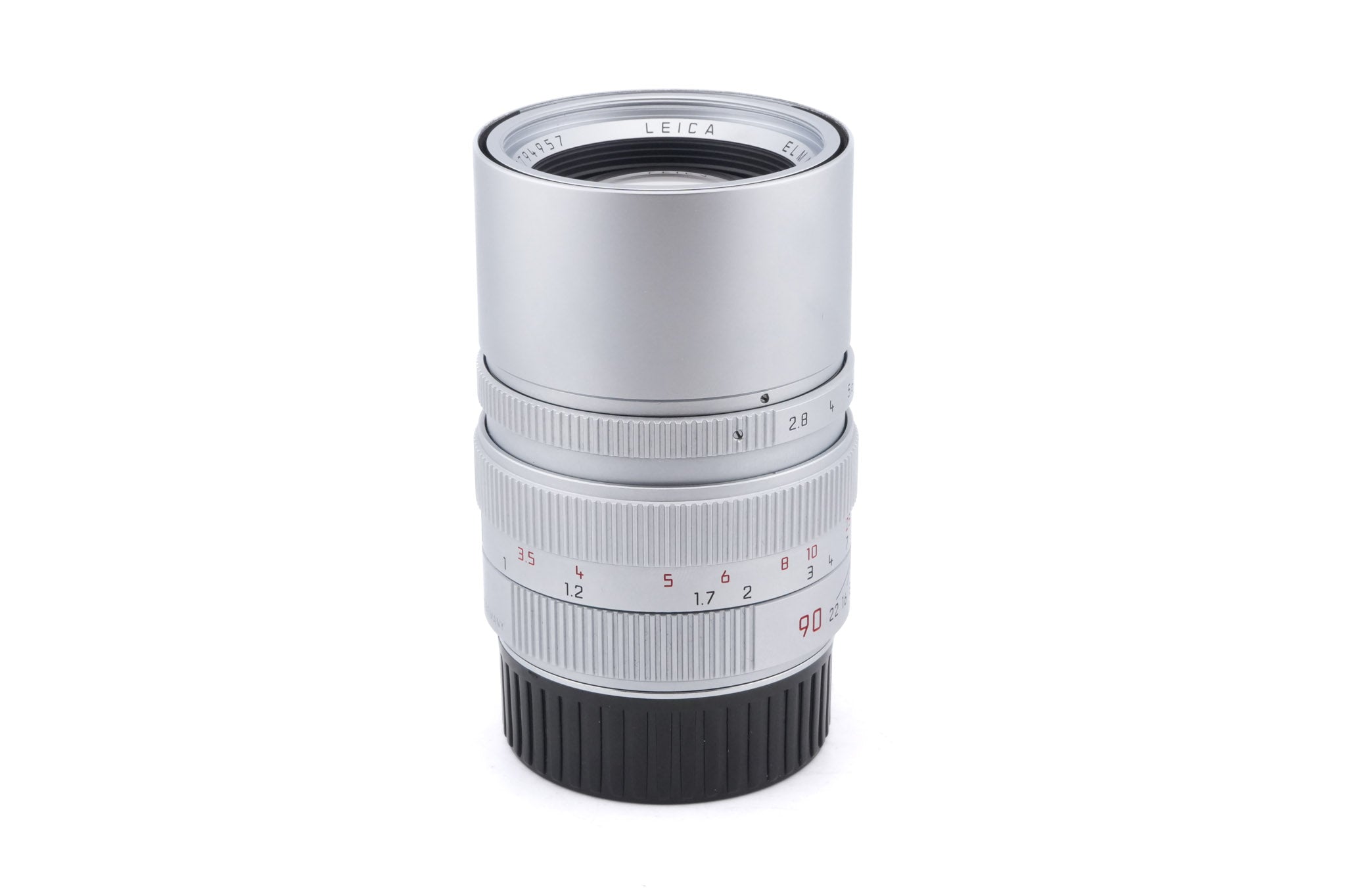 Leica 90mm f2.8 Elmarit-M (Silver, 11808)