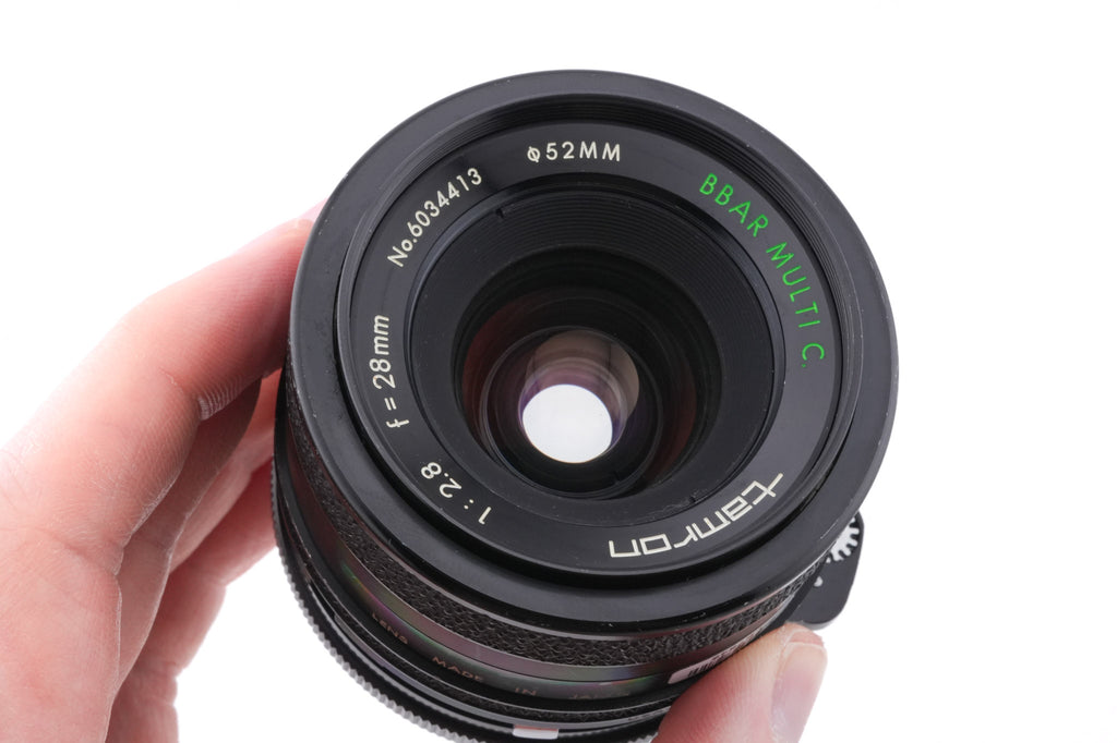 Tamron 28mm f2.8 BBAR MULTI C. + Adaptall - Canon FD Adapter