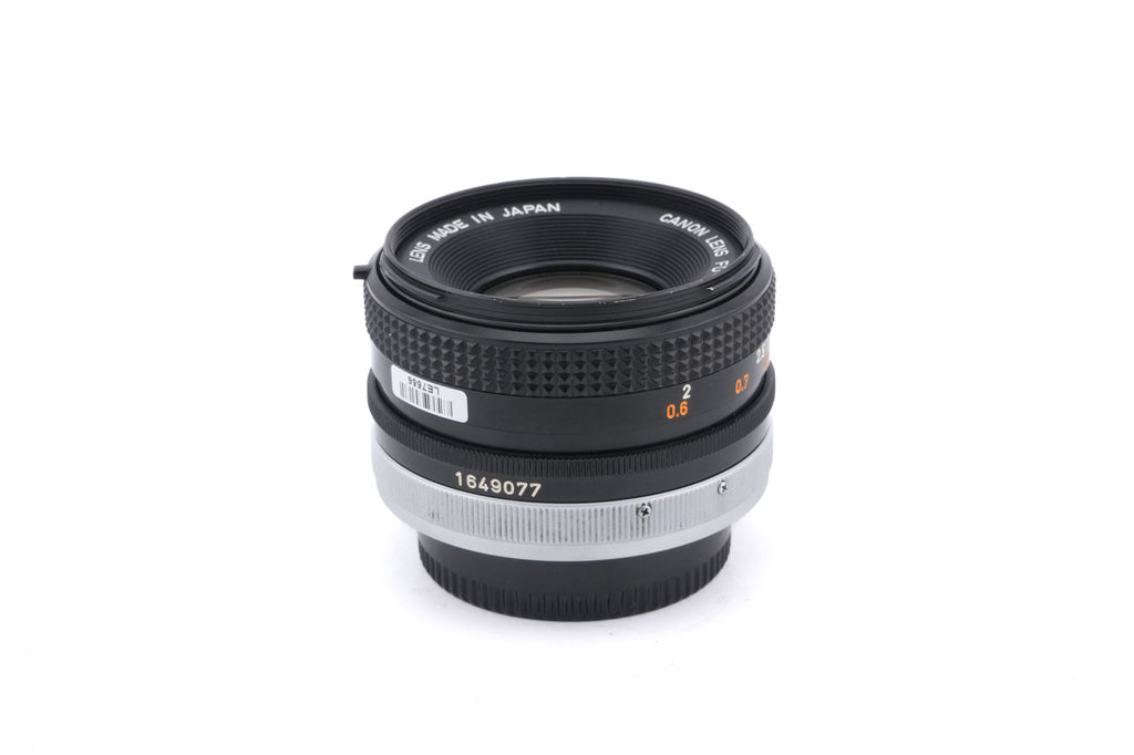 Canon 50mm f1.8 S.C.