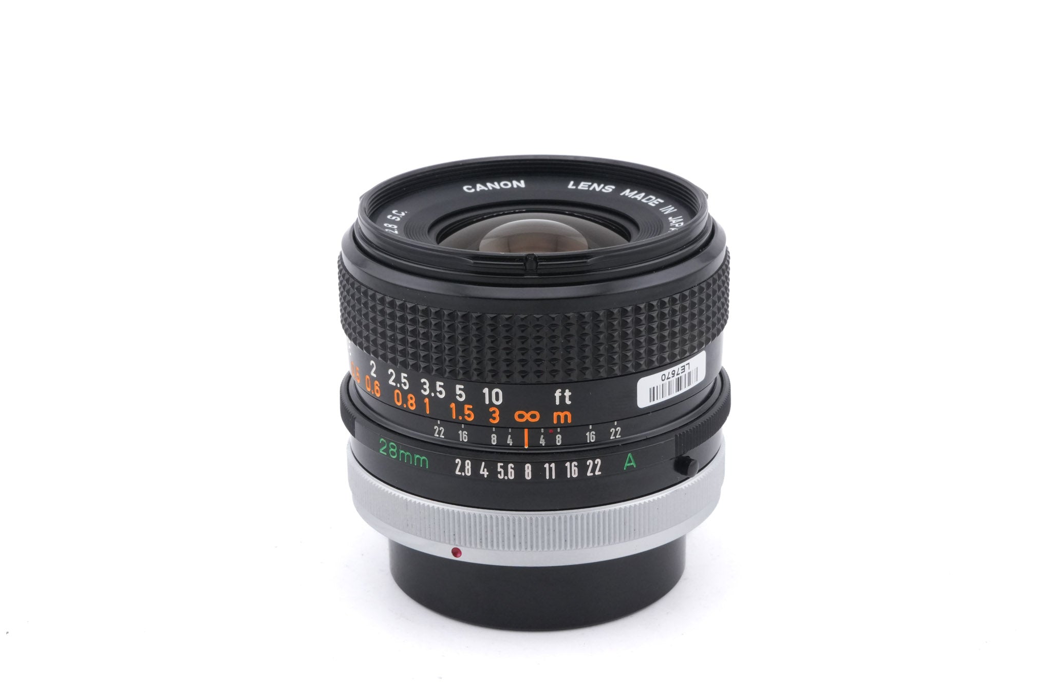 Canon 28mm f2.8 S.C.