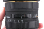 Sigma 10-20mm f4-5.6 EX D DC HSM