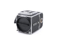 Hasselblad 500C/M (Silver, 10026) + Waist Level Finder (Old / Silver, 42021) + Rapid Winding Crank (44040) + Standard Focusing Screen (42161) + A12 Film Magazine (Silver, 30074)