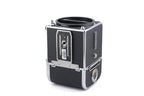 Hasselblad 500C/M (Silver, 10026) + Waist Level Finder (Old / Silver, 42021) + Rapid Winding Crank (44040) + Standard Focusing Screen (42161) + A12 Film Magazine (Silver, 30074)