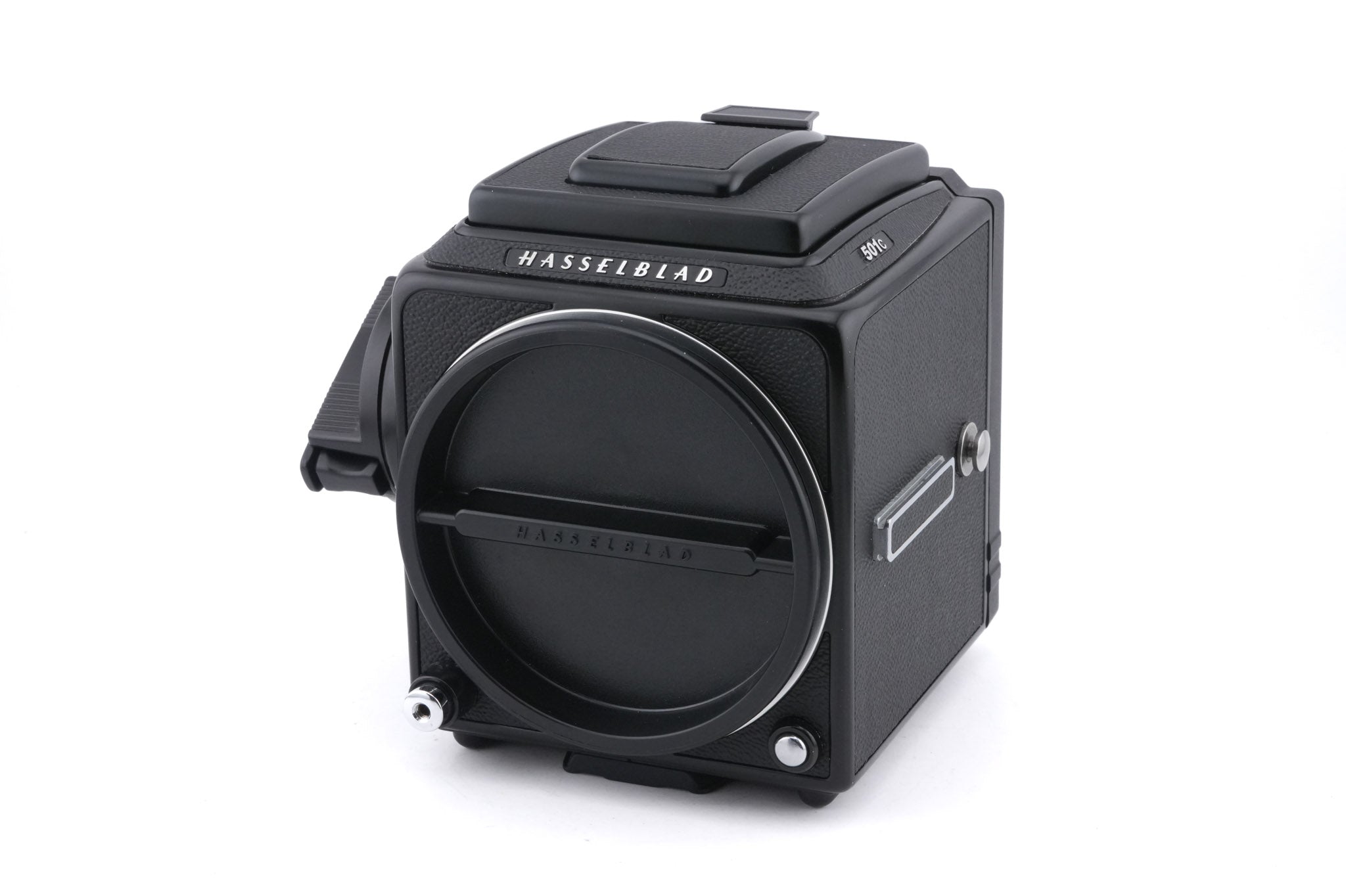 Hasselblad 501C (11045) + Waist Level Finder (New / Black, 42323) + Acute Matte D Standard Focusing Screen (42204)