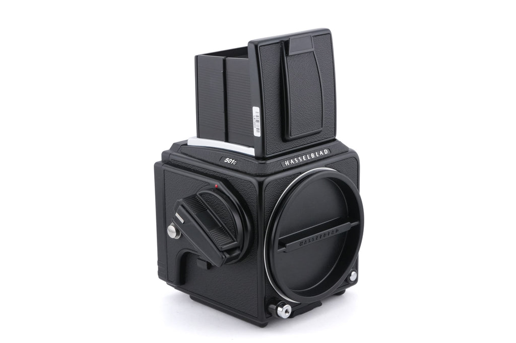 Hasselblad 501C (11045) + Waist Level Finder (New / Black, 42323) + Acute Matte D Standard Focusing Screen (42204)