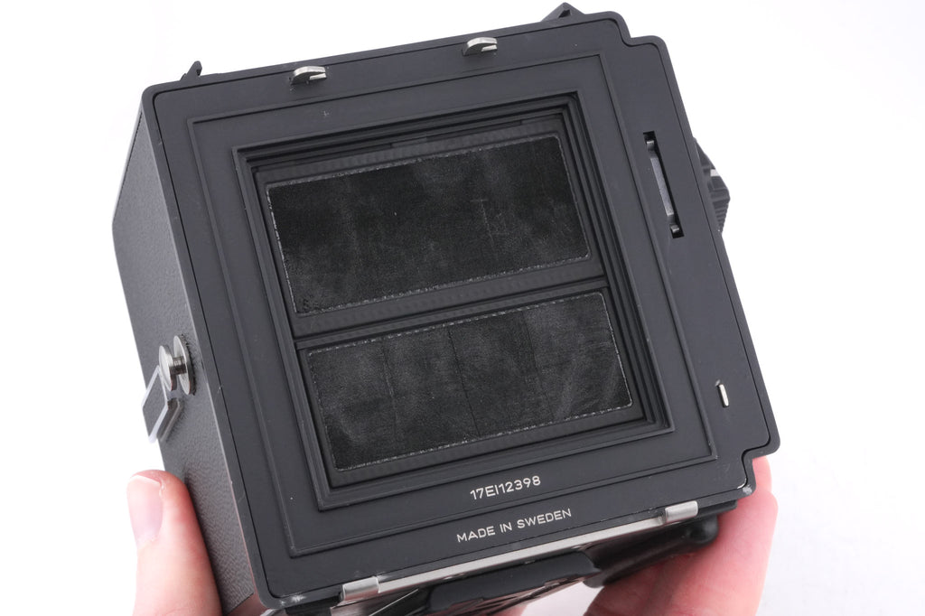Hasselblad 501C (11045) + Waist Level Finder (New / Black, 42323) + Acute Matte D Standard Focusing Screen (42204)