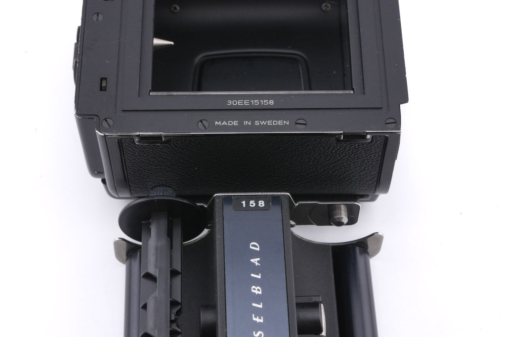 Hasselblad 503CW (Black, 10246) + Acute Matte D Standard Focusing Screen (42204) + Waist Level Finder (New / Black, 42323) + A12N Film Magazine + 80mm f2.8 Planar T* CFE (20034)