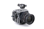 Hasselblad Super Wide C (SWC) (Silver, 10049) + A12 Film Magazine (Silver, 30074) + SWC Viewfinder (52035/TISOC)