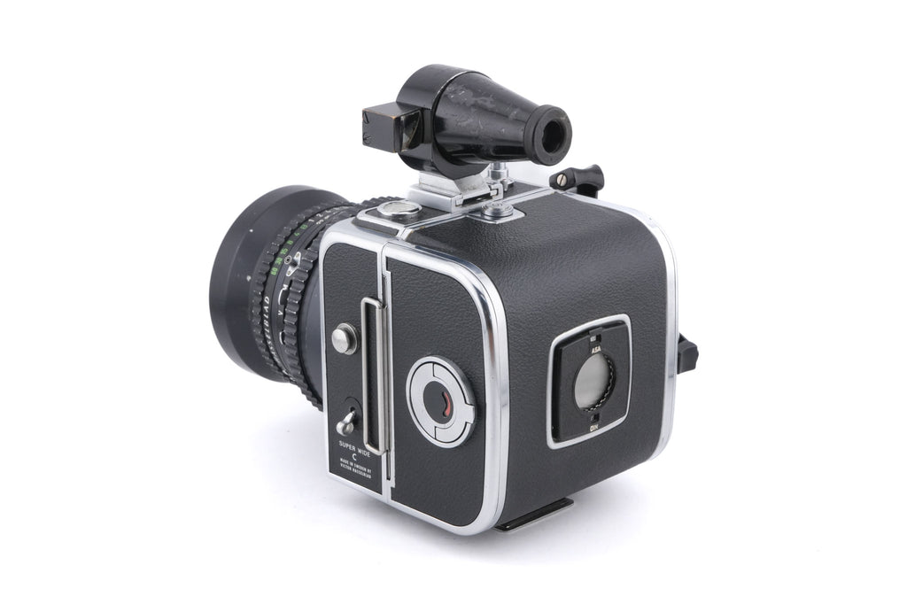 Hasselblad Super Wide C (SWC) (Silver, 10049) + A12 Film Magazine (Silver, 30074) + SWC Viewfinder (52035/TISOC)