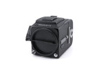 Hasselblad 500C/M (Black, 10170) + Rapid Winding Crank (44040) + A12 Film Magazine (Black, 30147) + Focusing Screen With Split-Image Rangefinder (42188) + Waist Level Finder (New / Black, 42323)