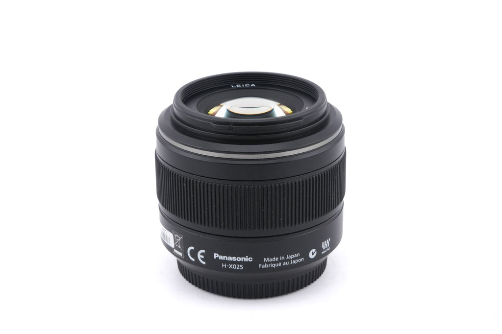 Panasonic 25mm f1.4 ASPH. Leica DG Summilux (H-X025)