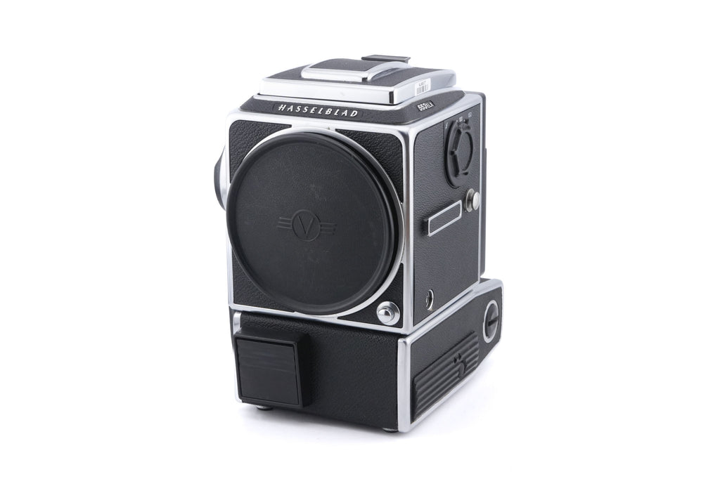 Hasselblad 553ELX (Silver, 10167) + Waist Level Finder (New / Chrome, 42315) + Standard Focusing Screen (42161)