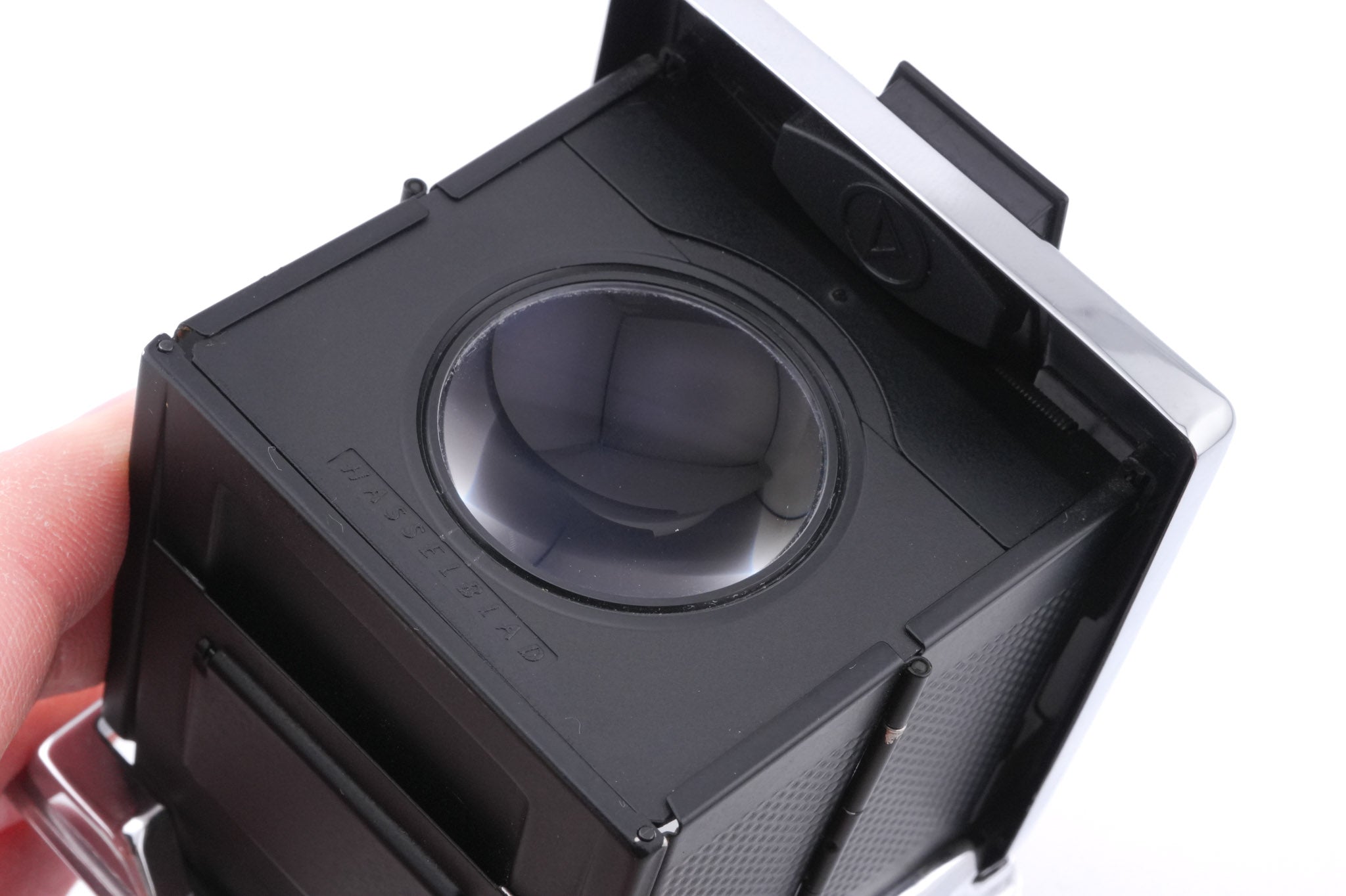 Hasselblad 553ELX (Silver, 10167) + Waist Level Finder (New / Chrome, 42315) + Standard Focusing Screen (42161)