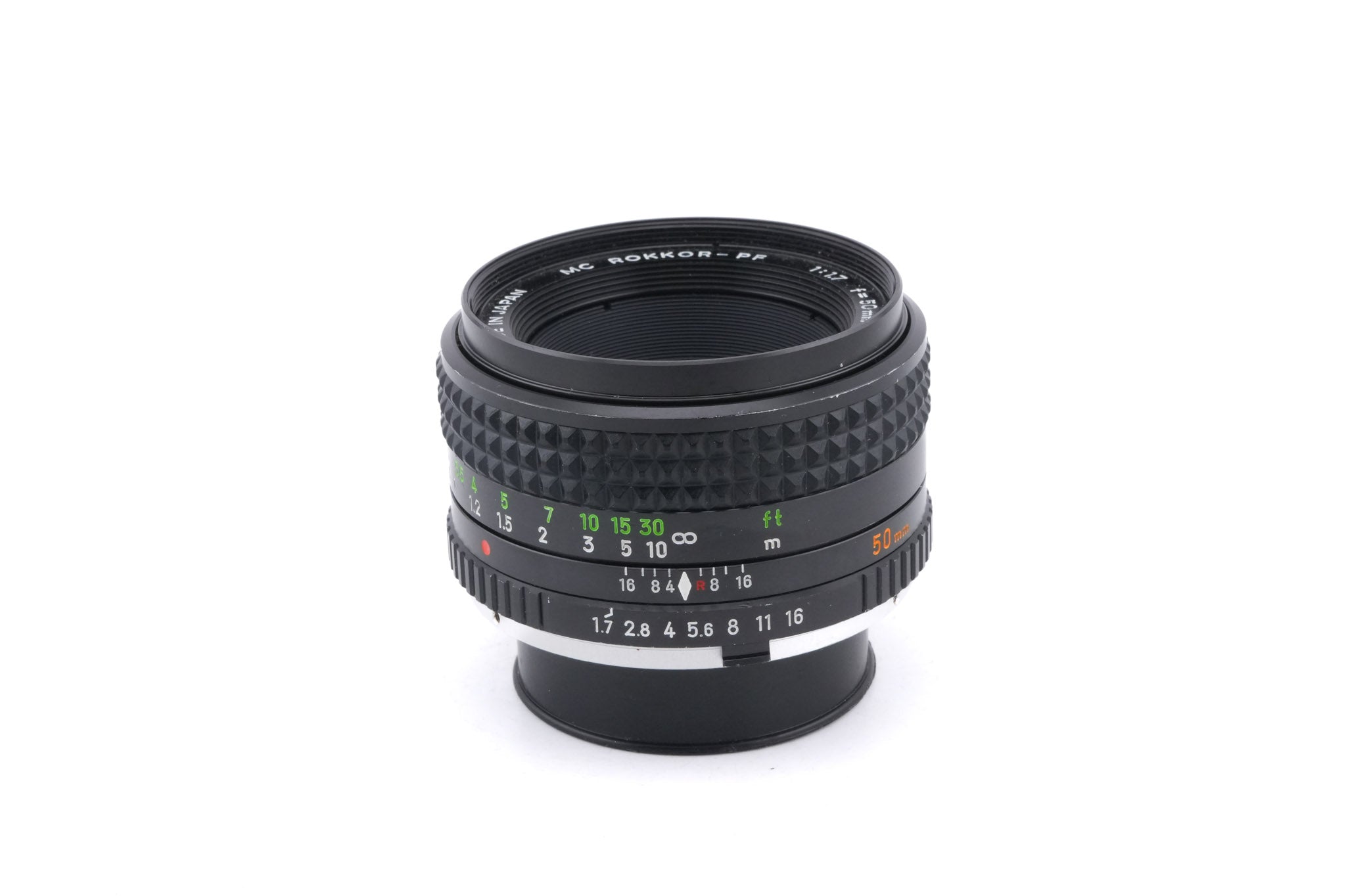 Minolta 50mm f1.7 MC Rokkor-PF