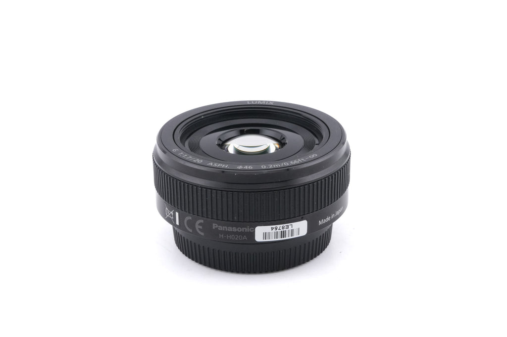 Panasonic 20mm f1.7 Lumix G ASPH. II (H-H020A)