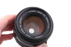 Canon 50mm f1.4 FDn