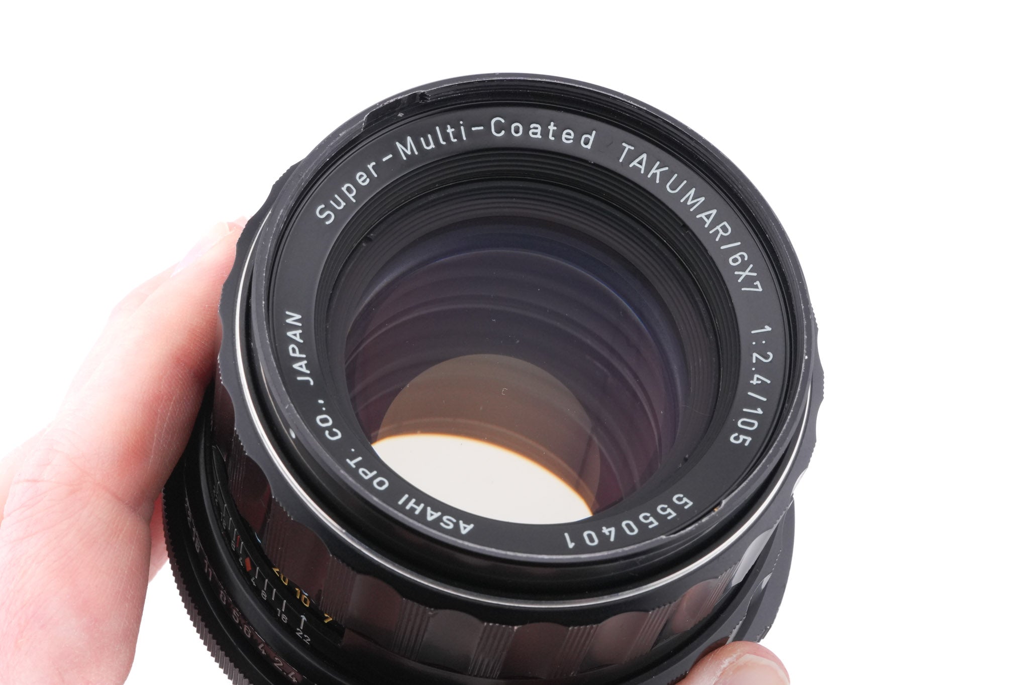 Pentax 105mm f2.4 Super-Multi-Coated Takumar 6X7