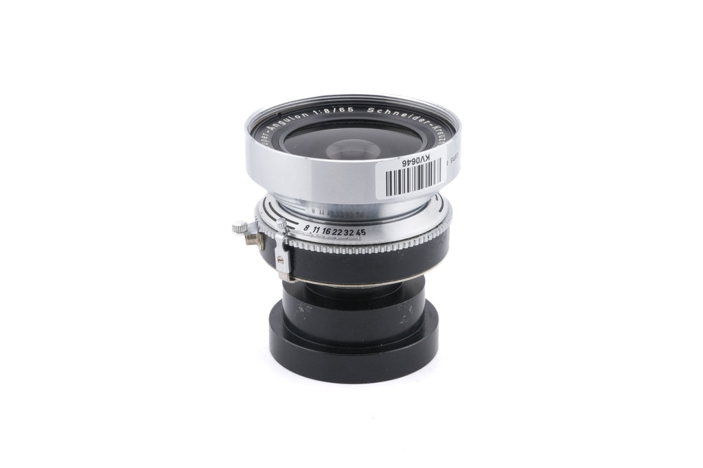 Schneider-Kreuznach 65mm f8 Super-Angulon (Technika) (Shutter)