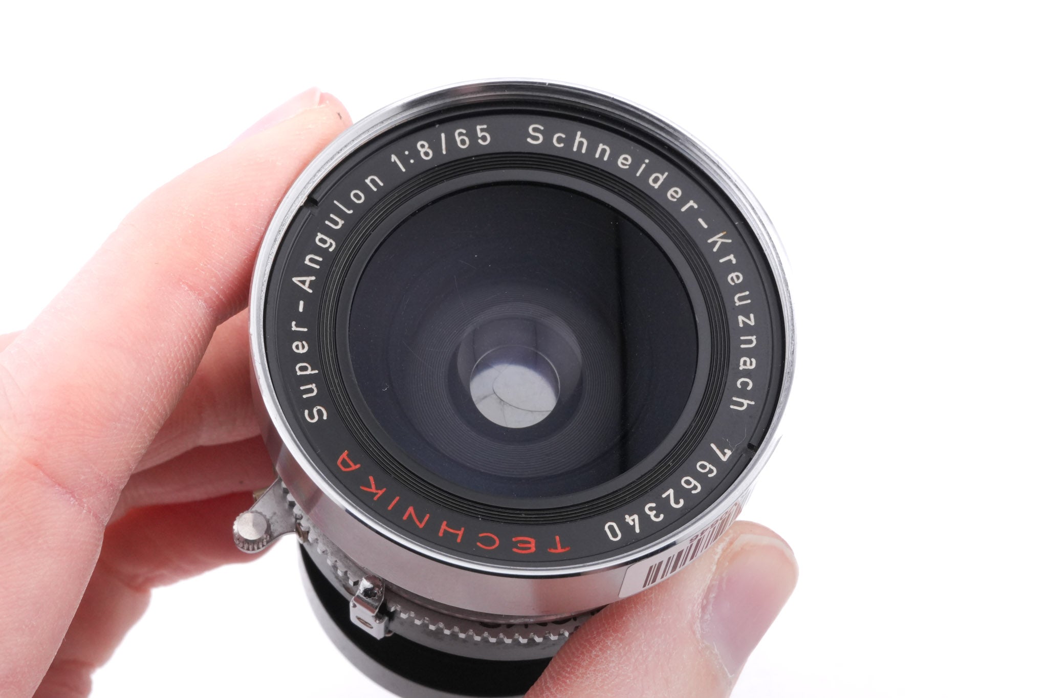 Schneider-Kreuznach 65mm f8 Super-Angulon (Technika) (Shutter)