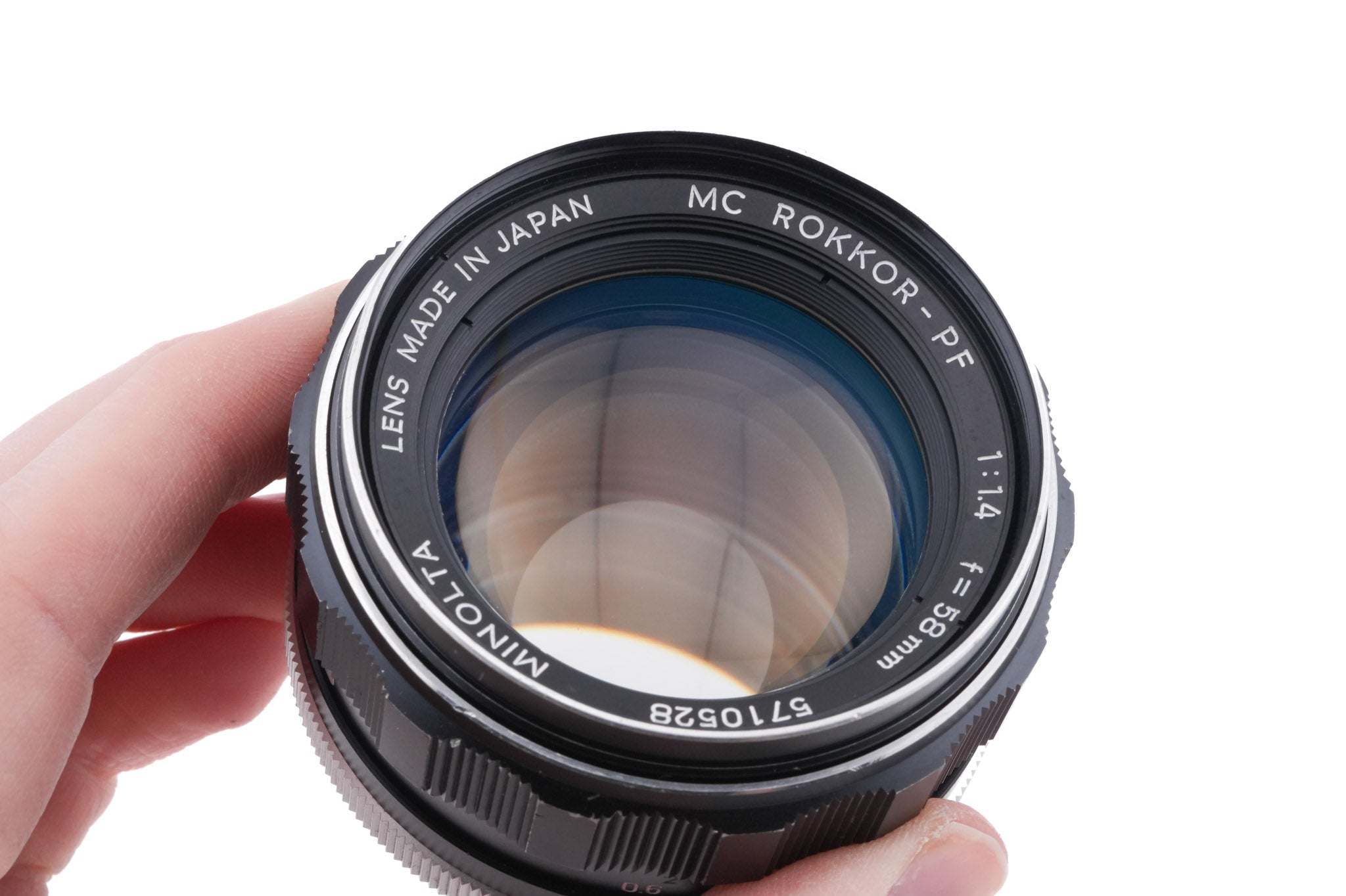 Minolta 58mm f1.4 MC Rokkor-PF