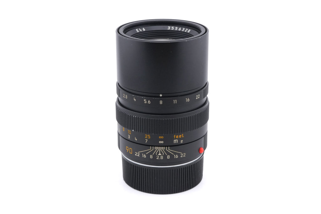 Leica 90mm f2.8 Elmarit-M (Black, 11807)