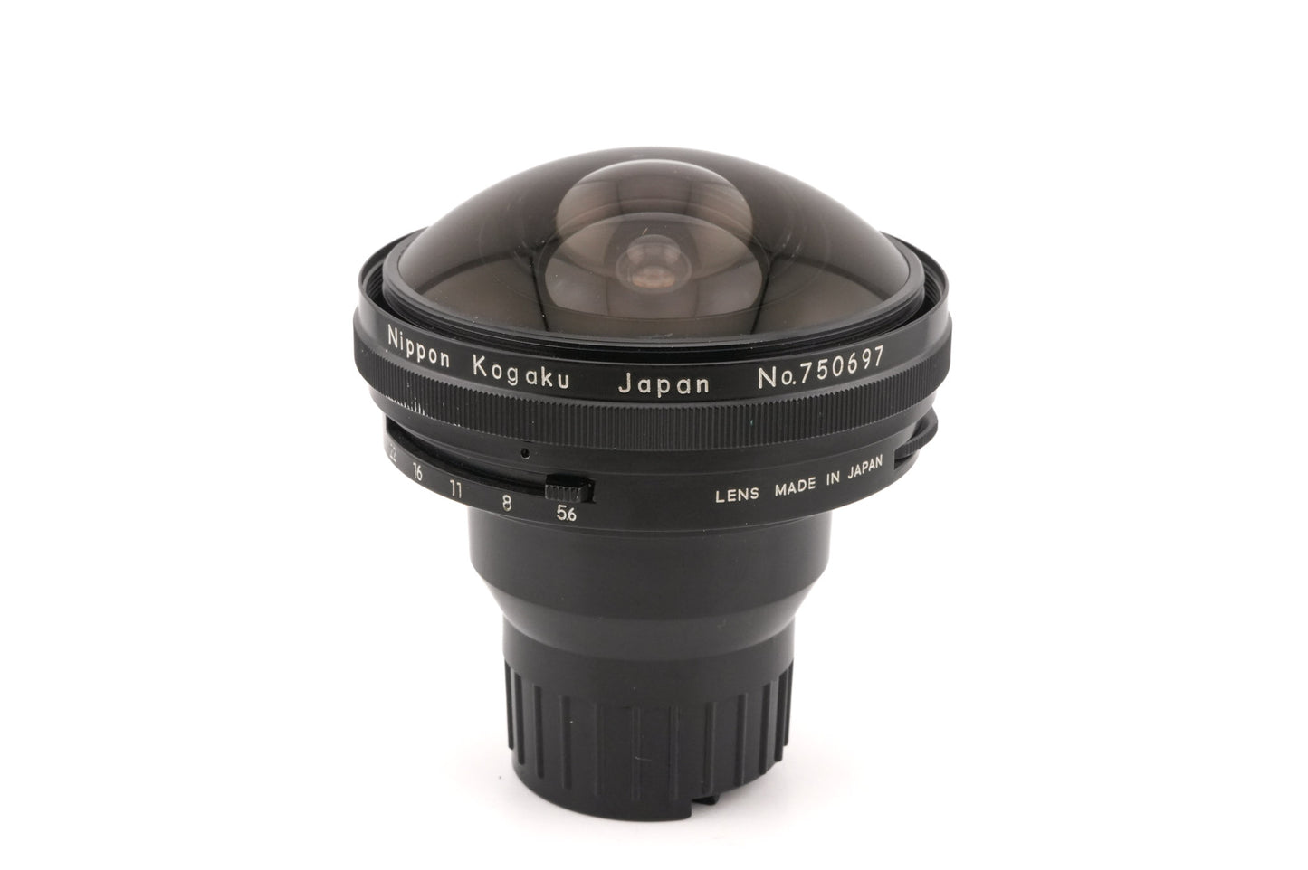 Nikon 7.5mm f5.6 Fish-Eye-Nikkor Pre-AI + 7.5mm f5.6 Fish-Eye-Nikkor Viewfinder