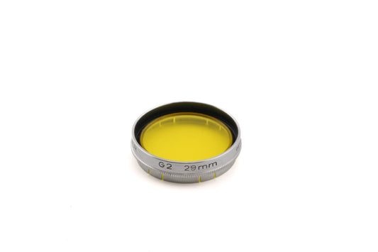 Voigtländer 29mm Push-On Yellow-Green Filter G2 302/29 - Accessory
