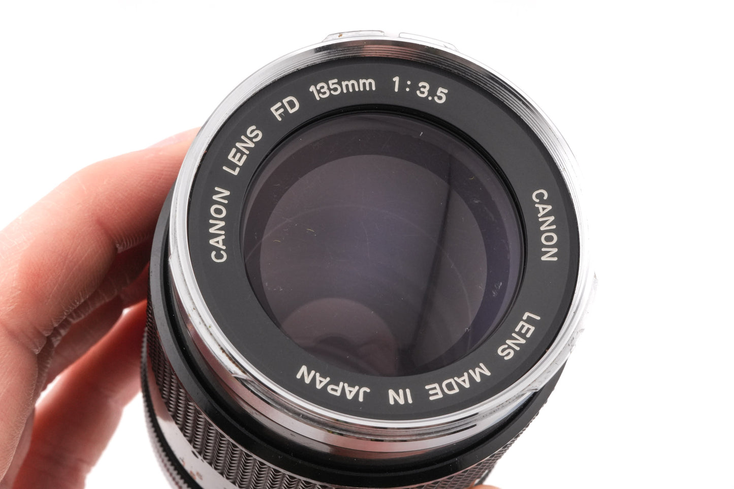 Canon 135mm f3.5 Chrome Nose