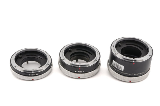 Vivitar AT-4 Automatic Extension Tube Set - Accessory